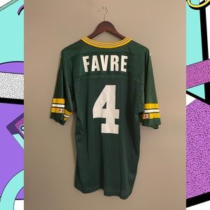 Vintage Brett Favre #4 Green Bay Packers Jersey